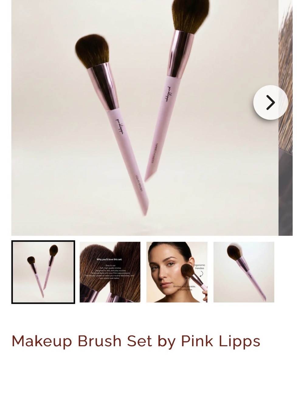 PINKLIPPS COSMETICS Makeup Brush Set